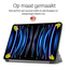 Hoozey - Tablet hoes geschikt voor Apple iPad Pro (2024) - 11 inch - Tablet hoes - Sleep Cover - Eiffeltoren