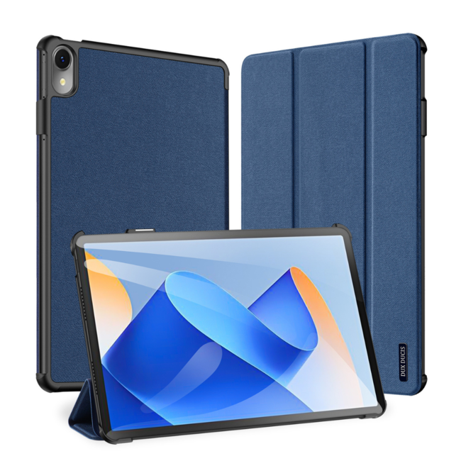 Dux Ducis - Tablet hoes geschikt voor Huawei MatePad 11.5 S (2024) - Domo Book Case - Auto Wake/Sleep functie - Blauw