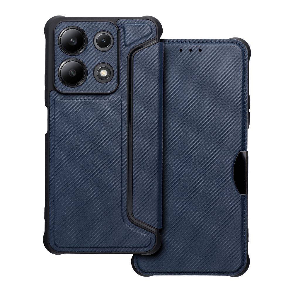 Case2go - Hoesje geschikt voor Xiaomi Redmi Note 13 5G - Schokbestendige Book Case - Donker Blauw afbeelding
