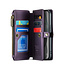 CaseMe - Telefoonhoesje geschikt voor Apple iPhone 15 - Wallet Book Case met Schouder Strap - Paars