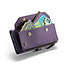 CaseMe - Telefoonhoesje geschikt voor Apple iPhone 15 - Wallet Book Case met Schouder Strap - Paars