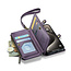 CaseMe - Telefoonhoesje geschikt voor Apple iPhone 15 Pro Max - Wallet Book Case met Schouder Strap - Paars