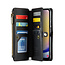CaseMe - Telefoonhoesje geschikt voor Samsung Galaxy A25 - Wallet Book Case met Schouder Strap - Zwart