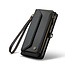 CaseMe - Telefoonhoesje geschikt voor Samsung Galaxy A25 - Wallet Book Case met Schouder Strap - Zwart
