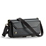 CaseMe - Telefoonhoesje geschikt voor Samsung Galaxy A55 - Wallet Book Case met Schouder Strap - Zwart