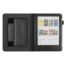 Case2go - E-reader hoes geschikt voor Kobo Clara Colour/ BW - Sleepcover - Auto/Wake functie - Met handstrap - Zwart