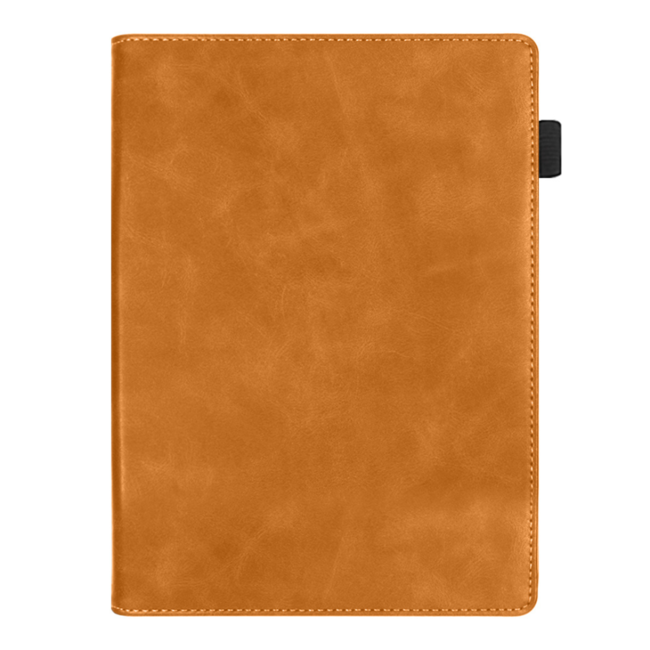 Case2go - E-reader hoes geschikt voor Kobo Clara Colour/ BW - Sleepcover - Auto/Wake functie - Met handstrap - Bruin