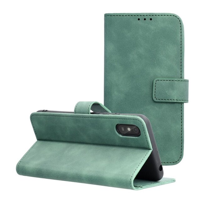 Case2go - Telefoonhoesje geschikt voor Samsung XCover 7 - Wallet Book Case - Met Magnetische Sluiting - Groen