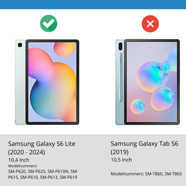 Tablet hoes geschikt voor Samsung Galaxy S6 Lite (2024) / Samsung Galaxy Tab S6 Lite (2022/2020) - Trifold case met Auto/Wake functie en Magneetsluiting - Donker Groen