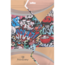 Hoozey - Tablet hoes geschikt voor Samsung Galaxy Tab S6 Lite (2024) - 10.4 inch - Tri-Fold Book Case - Graffiti