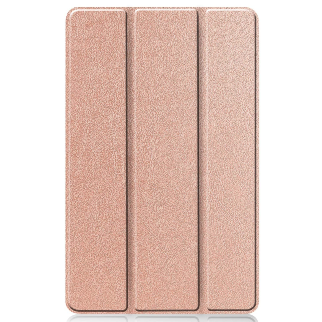 Hoozey - Tablet hoes geschikt voor Samsung Galaxy Tab S6 Lite (2024) - 10.4 inch - Tri-Fold Book Case - Rosé Goud