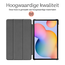 Hoozey - Tablet hoes geschikt voor Samsung Galaxy Tab S6 Lite (2024) - 10.4 inch - Tri-Fold Book Case - Zwart