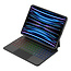 Case2go - Bluetooth toetsenbord geschikt voor Apple iPad Air 11 /Apple iPad Pro 11 / Apple iPad Air 10.9 - Bluetooth Toetsenbord hoes - met Touchpad en Toetsenbordverlichting - Zwart