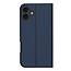 Dux Ducis - Telefoon Hoesje geschikt voor de Apple iPhone 16  - Skin Pro Book Case - Blauw