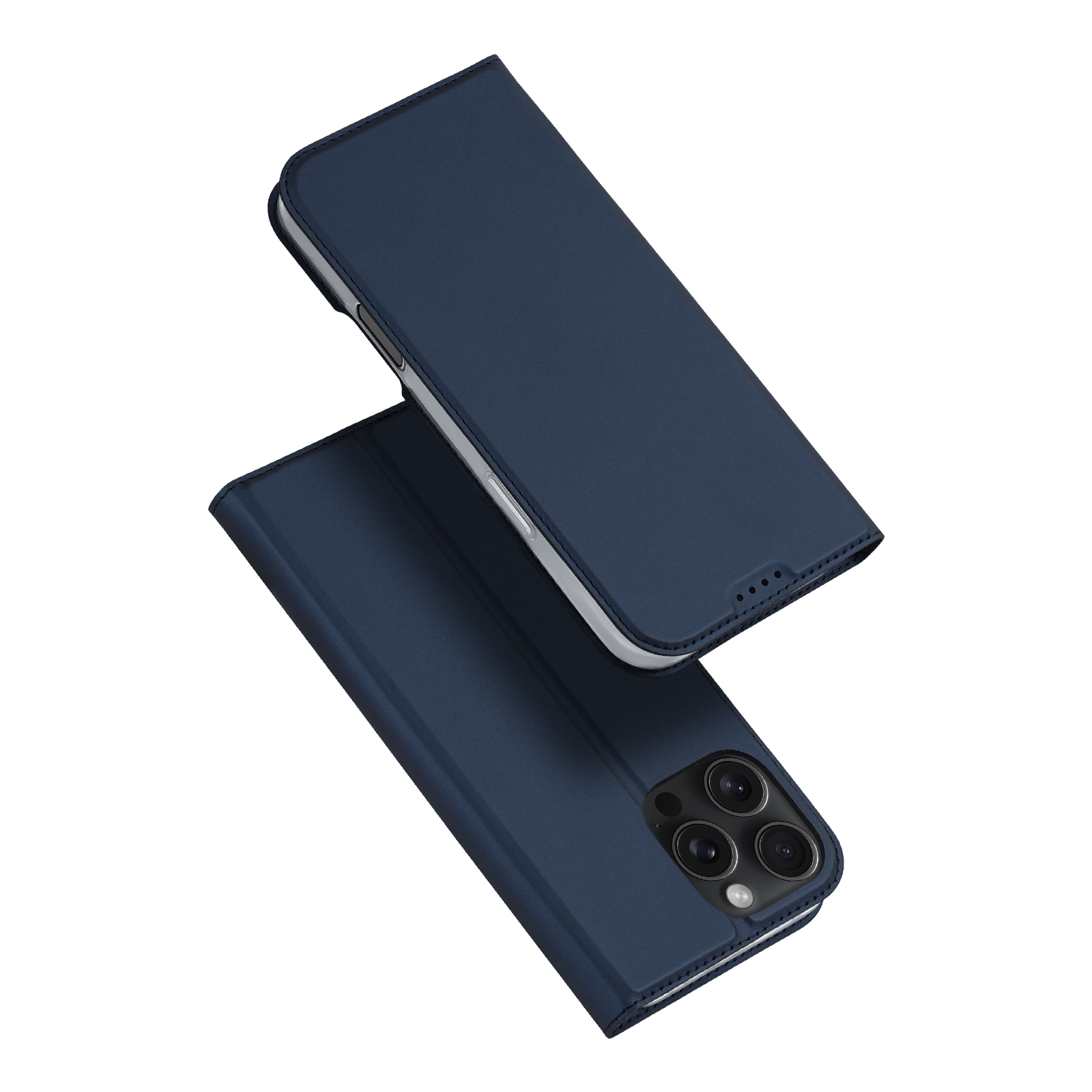 Dux Ducis - Telefoon Hoesje geschikt voor de Apple iPhone 16 Pro Max - Skin Pro Book Case - Blauw afbeelding