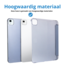 Case2go - Tablet hoes geschikt voor Apple iPad Air (2024) - Tri-fold Frosted Case met Auto/Wake Functie - Met Pencilhouder - 11 inch - Paars