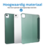 Case2go - Tablet hoes geschikt voor Apple iPad Air 13 (2024) - Tri-fold Frosted Case met Auto/Wake Functie - Met Pencilhouder - 13 inch - Donkergroen