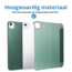 Case2go - Tablet hoes geschikt voor Apple iPad Air (2024) / Apple iPad Air (2025) - 13 Inch - Tri-fold Frosted Case met Auto/Wake Functie - Met Pencilhouder - Donkergroen