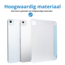 Case2go - Tablet hoes geschikt voor Apple iPad Air (2024) / Apple iPad Air (2025) - 13 Inch - Tri-fold Frosted Case met Auto/Wake Functie - Met Pencilhouder - Lichtblauw
