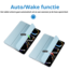 Case2go - Tablet hoes geschikt voor Apple iPad Pro 11 (2025) / Apple iPad Pro 11 (2024) - Tri-fold Frosted Case met Auto/Wake Functie - Met Pencilhouder - 11 inch - Lichtblauw