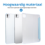 Case2go - Tablet hoes geschikt voor Apple iPad Pro 11 (2025) / Apple iPad Pro 11 (2024) - Tri-fold Frosted Case met Auto/Wake Functie - Met Pencilhouder - 11 inch - Lichtblauw