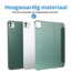 Case2go - Tablet hoes geschikt voor Apple iPad Pro (2024) - Tri-fold Frosted Case met Auto/Wake Functie - Met Pencilhouder - 11 inch - Donker Groen