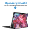 Case2go - Hoes geschikt voor Microsoft Surface Pro 11 - 13 inch Cover - Book Case met Stand Functie - Galaxy