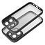 Case2go - Telefoonhoesje geschikt voor iPhone 15 Pro Max - Back Cover - Variete Hoes - Zwart