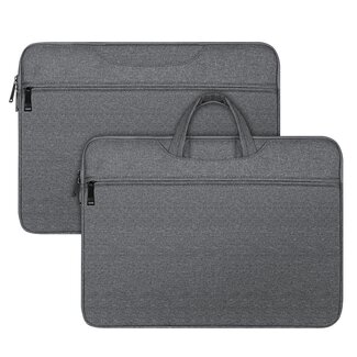 Dux Ducis Dux Ducis - Laptoptas- Laptoptas – 15.5 tot 16 Inch - Laptophoes- Laptop sleeve - Laptop Sleeve- Laptop Tas- Met Handvat - Grijs