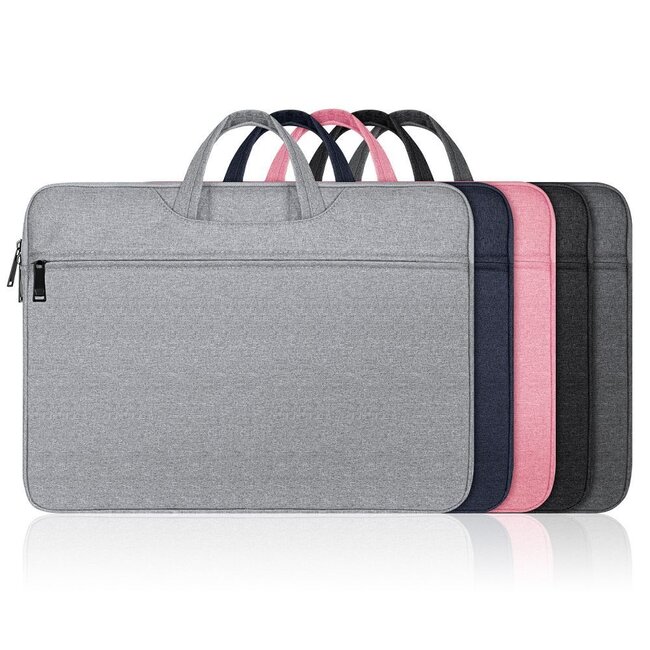 Dux Ducis - Laptoptas- Laptoptas – Laptop rugzak - Laptophoes- 14 tot 15.4 Inch - Laptop Sleeve- Laptop Tas- Met Handvat - Grijs