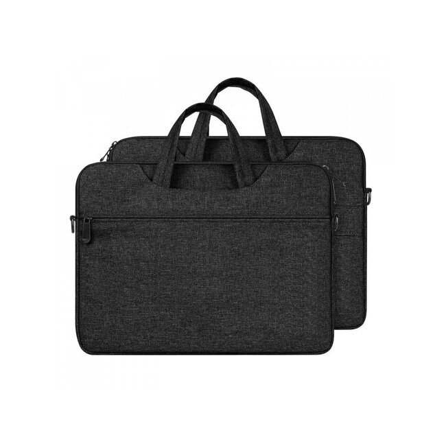 Dux Ducis - Laptoptas- Laptoptas – Laptop rugzak - Laptophoes- 13 tot 13.9 Inch - Laptop Sleeve- Laptop Tas- Met Schouderband - Zwart