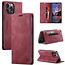 AutSpace - Telefoonhoesje geschikt voor Apple iPhone 15 Pro - Wallet Book Case - Magneetsluiting - met RFID bescherming - Rood