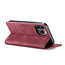 AutSpace - Telefoonhoesje geschikt voor Apple iPhone 15 Pro - Wallet Book Case - Magneetsluiting - met RFID bescherming - Rood