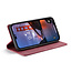 AutSpace - Telefoonhoesje geschikt voor Apple iPhone 15 Pro - Wallet Book Case - Magneetsluiting - met RFID bescherming - Rood