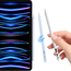 Dux Ducis - Stylus Pen geschikt voor iPad, iPad Mini, iPad Pro - Magnetische Active Stylus voor iPad (vanaf 2018) - Palm Rejection - Wit