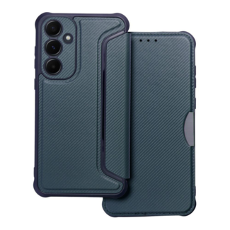 Case2go Case2go - Hoesje geschikt voor Samsung Galaxy A55 - Schokbestendige Book Case - Donker Blauw