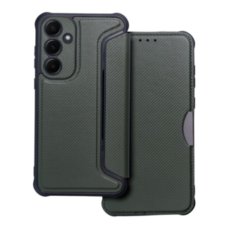 Case2go Case2go - Hoesje geschikt voor Samsung Galaxy A35 - Schokbestendige Book Case - Donker Groen