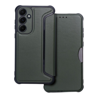 Case2go Case2go - Hoesje geschikt voor Samsung Galaxy A15 - Schokbestendige Book Case - Donker Groen