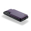 CaseMe - Telefoonhoesje geschikt voor Samsung Galaxy S24 - Back Cover met RFID Pasjeshouder - Paars