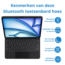 Toetsenbord hoes geschikt voor Apple iPad Air 11 (2024) - Bluetooth Toetsenbord hoes - met Touchpad - Zwart