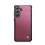 CaseMe - Telefoonhoesje geschikt voor Samsung Galaxy S24 Plus - Back Cover met RFID Pasjeshouder - Rood