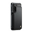 CaseMe - Telefoonhoesje geschikt voor Samsung Galaxy S23 Plus - Back Cover met RFID Pasjeshouder - Zwart