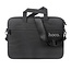 HOCO - Laptoptas geschikt voor 14 inch Laptops / Tablet - Sleeve met Extra Vak, Handvat en Schouderband - Zwart