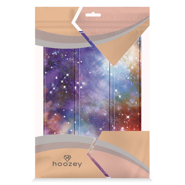Hoozey - Tablet hoes geschikt voor Lenovo Tab Plus 2024 - 11.5 inch - Book Case - Met Stand - Galaxy
