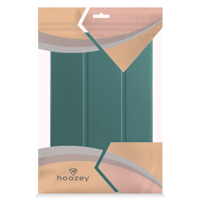 Hoozey - Tablet hoes geschikt voor Lenovo Tab Plus 2024 - 11.5 inch - Book Case - Met Stand - Donkergroen