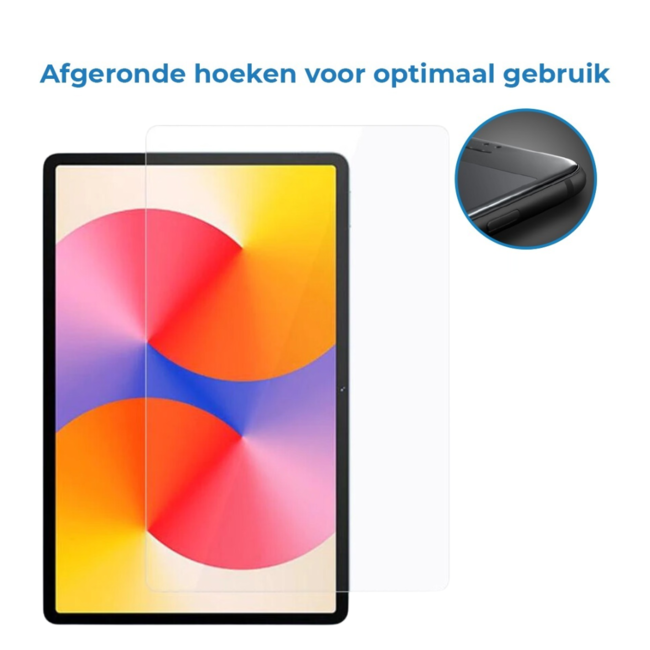 Case2go - Tablet Screenprotector geschikt voor Huawei Matepad SE - 11 Inch - Tempered Glass - Case Friendly - Transparant
