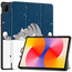 Case2go Case2go - Tablet hoes geschikt voor Huawei MatePad SE 11 (2024) - Tri-Fold Book Case - Auto Wake/Sleep functie - Good Night