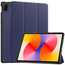 Case2go Case2go - Tablet hoes geschikt voor Huawei MatePad SE 11 (2024) - Tri-Fold Book Case - Auto Wake/Sleep functie - Donker Blauw