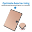 Case2go - Tablet hoes geschikt voor OnePlus Pad 2 (2024)/ OnePlus Pad Pro - Tri-fold hoes - Auto/Wake functie - Rose Goud