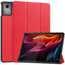 Case2go - Tablet hoes geschikt voor Lenovo Tab K11 Plus - Tri-Fold Book Case - Auto/Wake functie - Rood